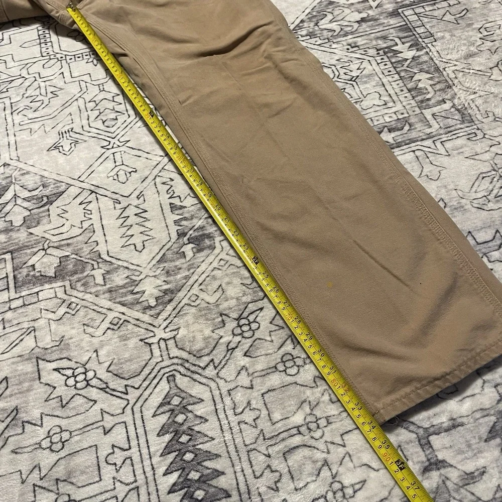 Vtg Carhartt Pants Cargo Carpenter B151 Original Dungaree Fit Mens Size 38x36